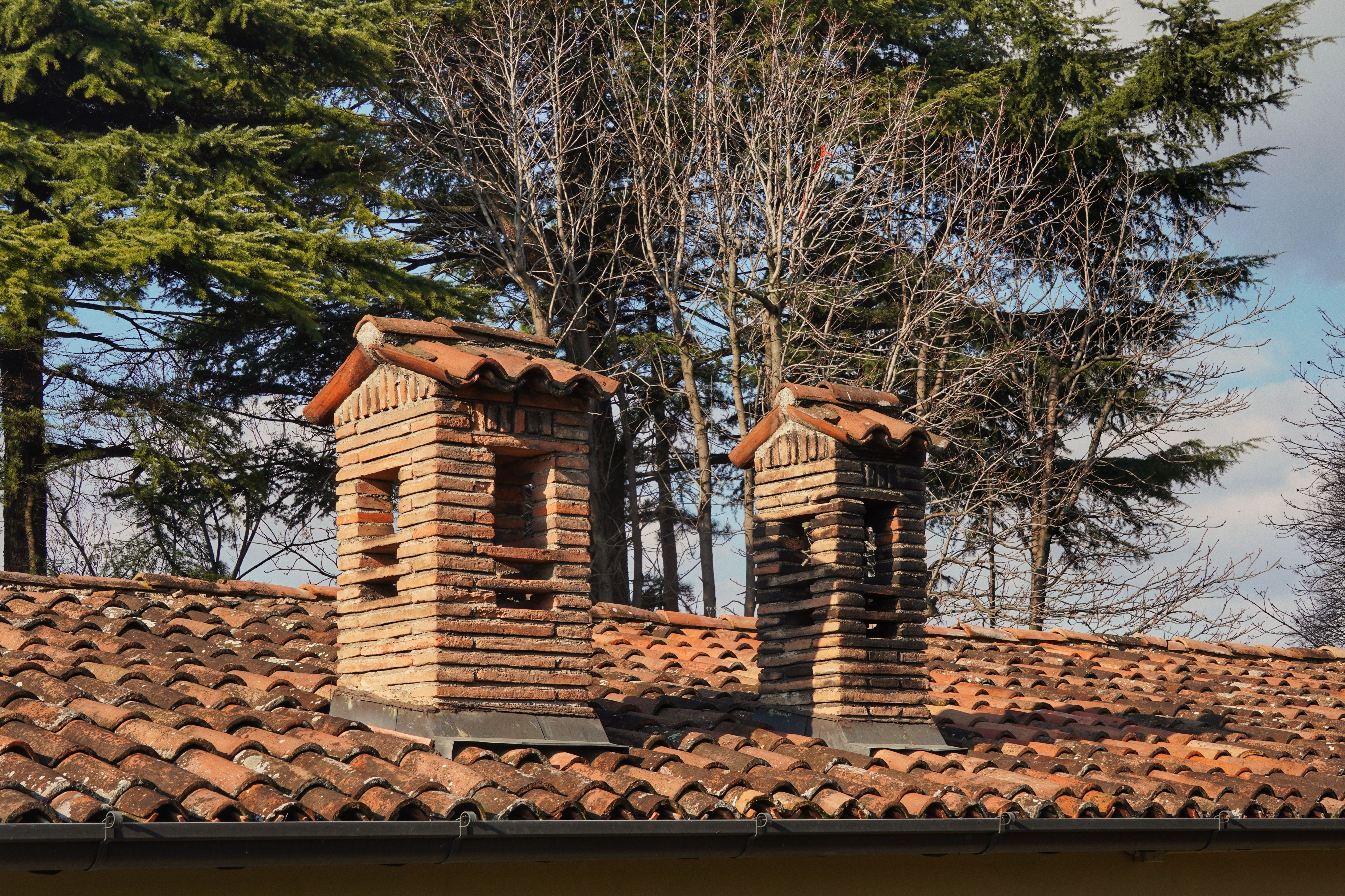 Professional chimney and roofing work